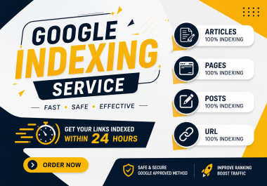 I Will Index 100 URLs Using Best Google Friendly Methods