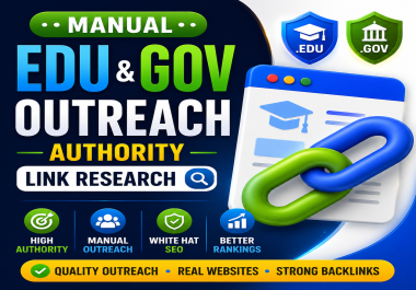 I will do manual authority outreach and link building for off page SEO