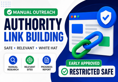 I Will Do Manual Outreach And Authority Link Research