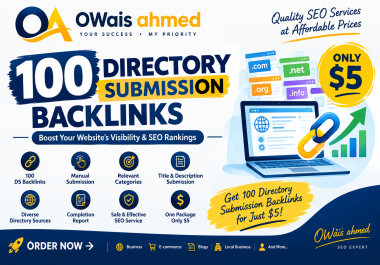 I Will Build 100 Directory Backlinks for Your Website