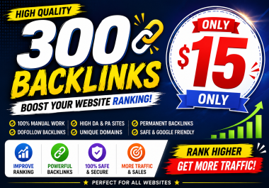 300 BackLinks Boost Your Website Ranking