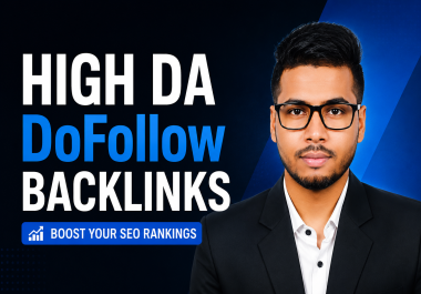 I will build 60 High DA DoFollow Backlinks for Top Google Ranking