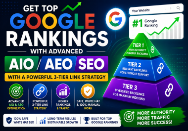 Advanced AIO & AEO SEO with Powerful 3-Tier Link Building Strategy