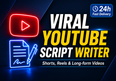 I will write viral YouTube scripts and short video scripts