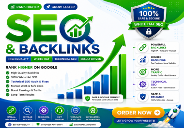 I will provide complete On-Page,  Off-Page & Technical SEO for your website