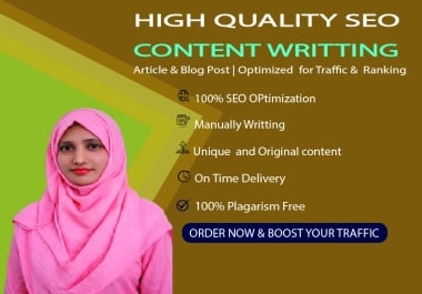 I will write 1000 words rewrite and optimize your existing blog posts.