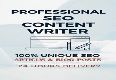 I Will Write SEO Optimized Blog Posts,  Articles & Website Content