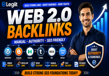 Get 50 Powerfull web 2.0 backlinks