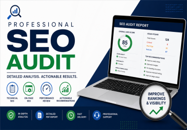 I Will Perform a Professional SEO Audit and Provide an Actionable Website Audit Report