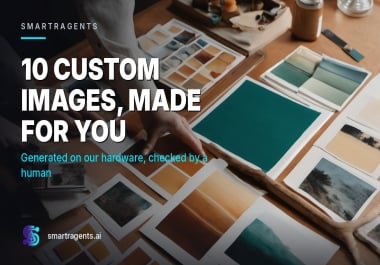 10 Custom AI Images for Your Brand,  Generated and Human Checked