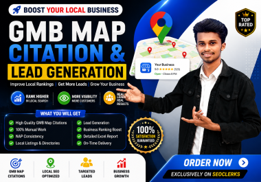 I Will Build High Quality GMB Map Citations for Local SEO & Lead Generation