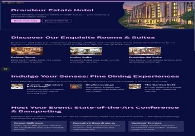 I will design a stunning modern website and landing page