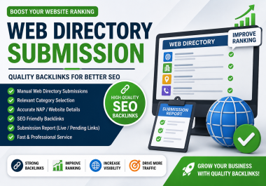 100 Web Directory Submission Service - Quality SEO Backlinks