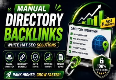 I Will Build 120 High Quality Manual Directory Submission Backlinks 2026 updated