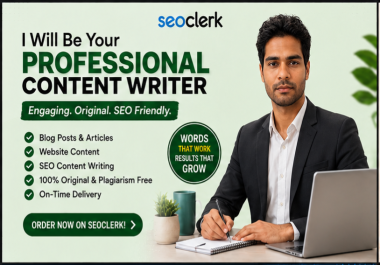 Be Your Professional SEO and AIO Content Writer