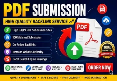 I will create 30 unique PDF backlinks to improve your website visibility