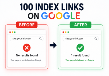 100 Index Links on Google,  Fast Backlink Indexing Service