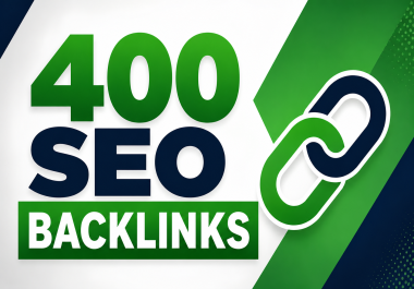 I will build 400 quality SEO backlinks to improve website authority