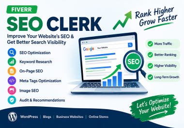 SEO Optimization,  Keyword Research & On-Page SEO
