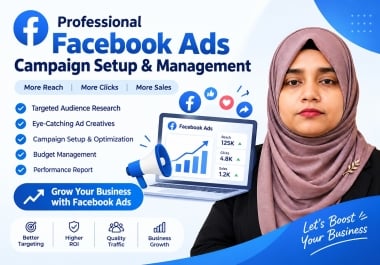I Will Build A Results Driven Facebook Advertising Campaign