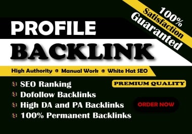I Will Build High Authority DoFollow Backlinks Manually for SEO Ranking