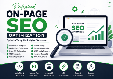 I will provide professional on-page SEO optimization for your website