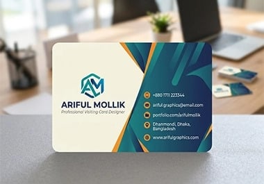 Professional & Creative Visiting Card Design for Your Business
