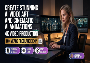 AI Video Production AI video Ads,  AI Stories,  AI Characters,  and Virtual Influencers