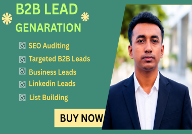 I Will Provide Targeted B2B Leads and Business Data E-Mail List Building & B2B Data Research