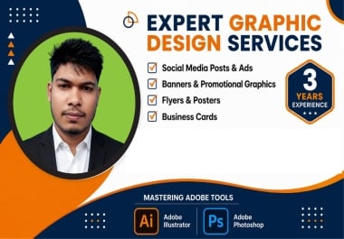 I will create professional custom graphic designs