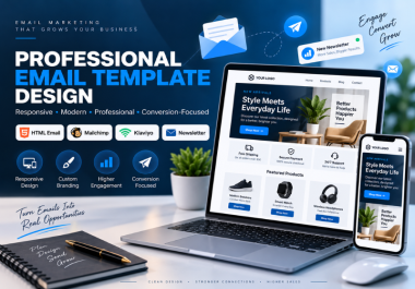 I Will Design a Professional Email Template