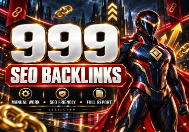 I Will Build 999 SEO Backlinks for Your Website