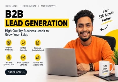 I Will Provide Targeted B2B Lead Generation,  Verified Email List Building & Prospect Research