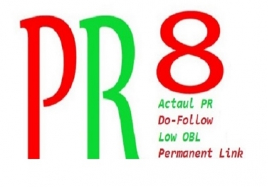I will Create 1 PR8 Actual PR DoFollow Blog Comment Link