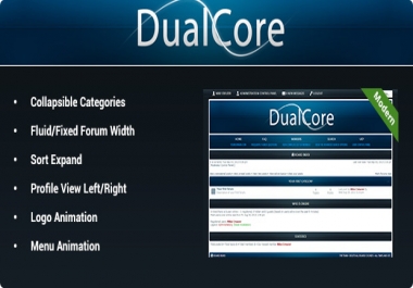 DualCore - Modern phpBB3 Style