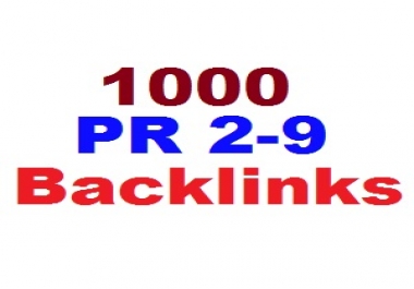 1000 Top quality penguin 2.1 safe PR2 to PR9 links to rank high in google web2.0, edu, wiki, dofollow