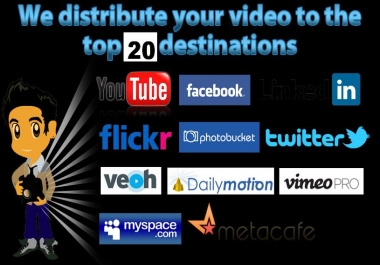 Make 20 Video submissions for your seo
