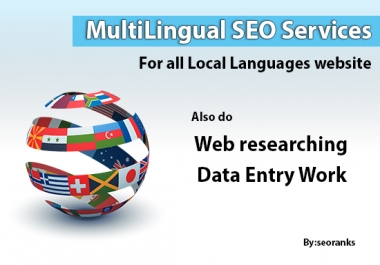 I will provide Multilingual SEO services