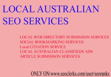 I will provide Australian seo services