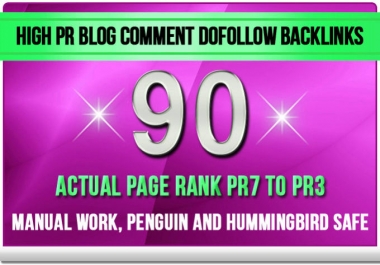 Make 90 High DA SEO Blog Commenting Backlinks For AduIt Website