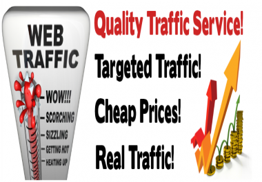 drive UNLIMITED genuine Real Traffic To Your Website For One Month