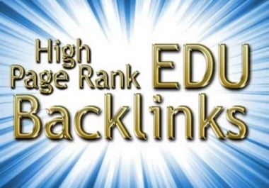 50 PR1 - PR4 Edu Actual Page backlinks through Blog comments