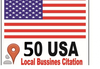 do 50 USA citation for your local business on Google