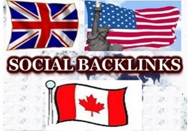 make 24 high pr USA,  UK,  AUSTRALIA social backlinks, with 10 bonus high pr backlinks Delicious,  Digg
