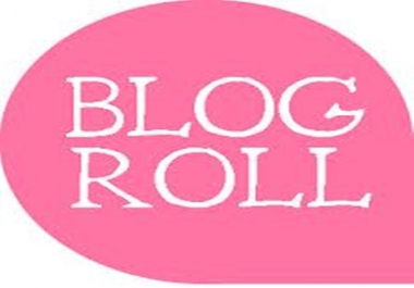 provide You 15 PR3+ Do-Follow Blogroll
