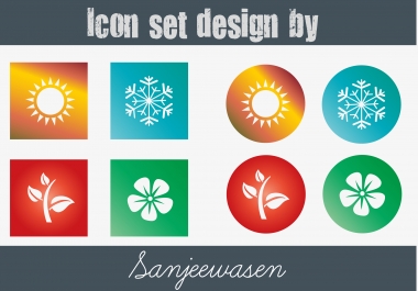 I'll provide appealing and modern Icon set