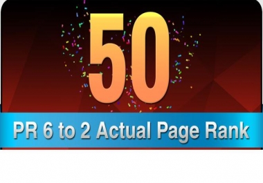 make 50 Manual DoFollow Blog Comment Actual Page Rank 6 To 2