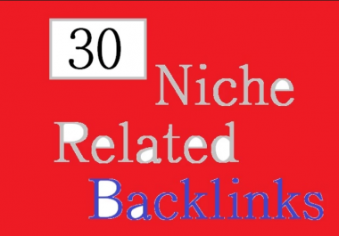 I will provide 30 niche related quality comment backlinks