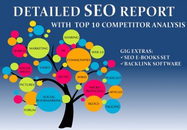 Detailed SEO Report & Top 10 Competitor Analysis