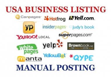 do 35 local business listing in high Page rank US directories or citations